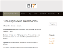 Tablet Screenshot of bit7.com.br